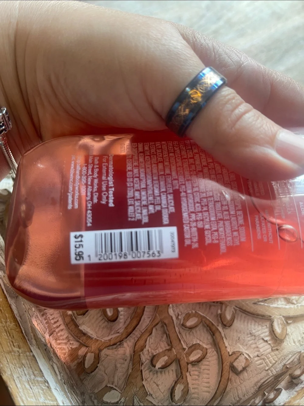 Bath & Body Works Meet Me in Miami Pink Body Wash Bottle